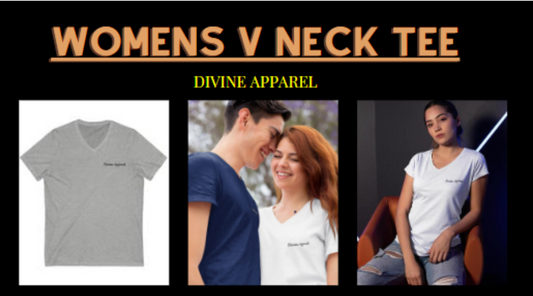 womens v neck tee